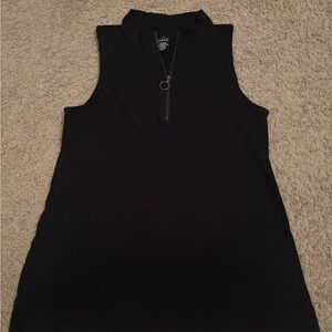 Torrid Black Sleeveless dress with Zipper